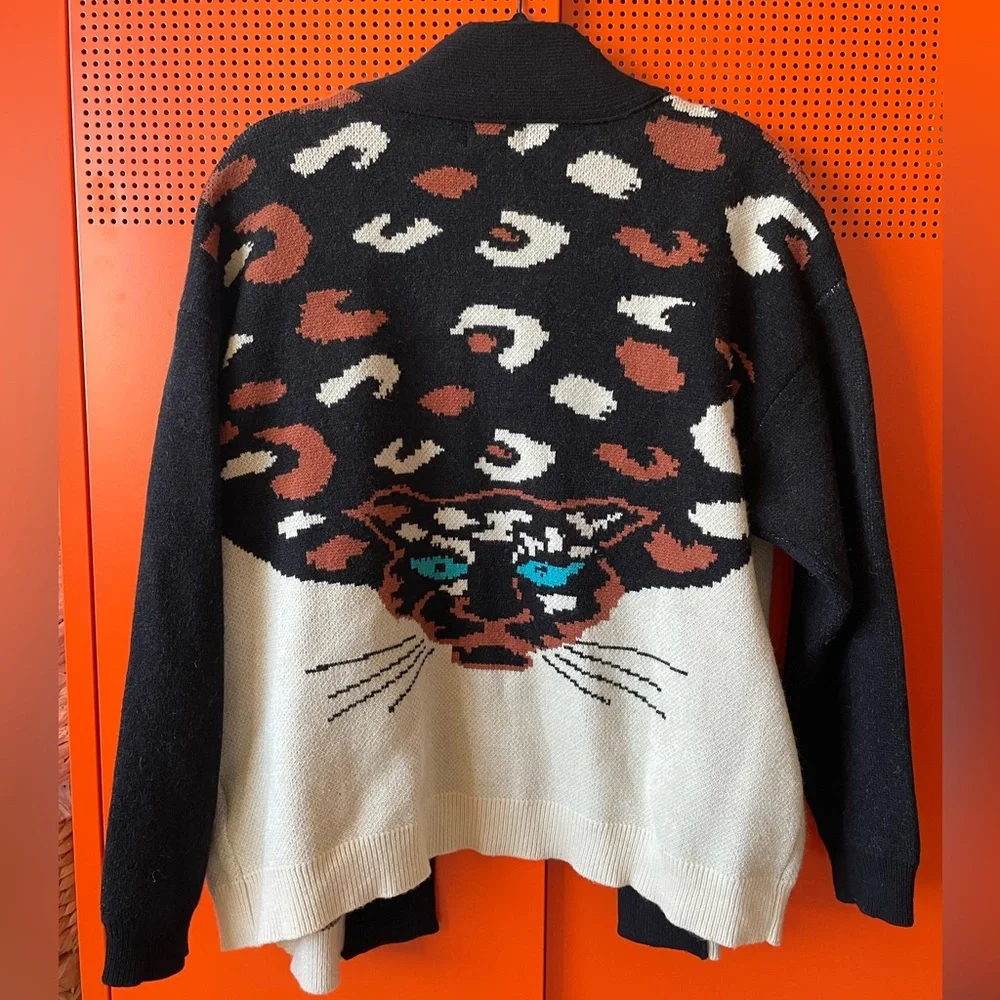 Peppaloves leopard open cardigan - Picture 2 of 3